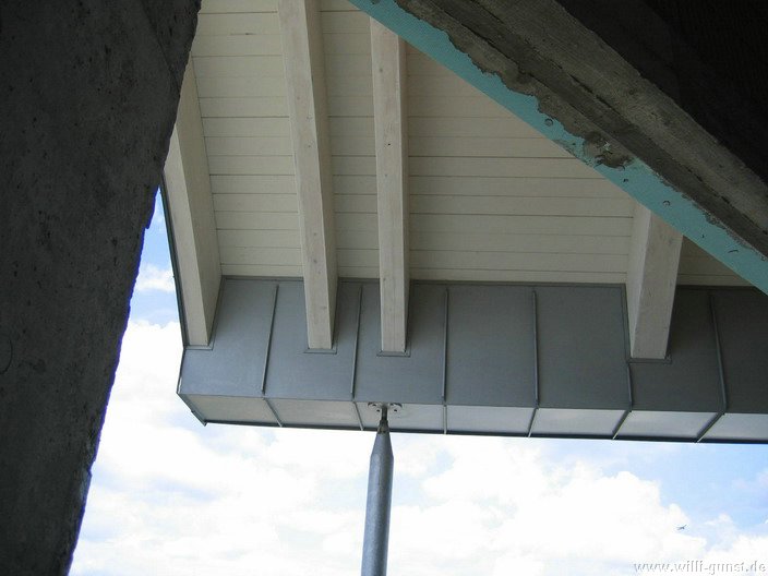 15 - Dachuntersicht Treppenhausbereich von innen