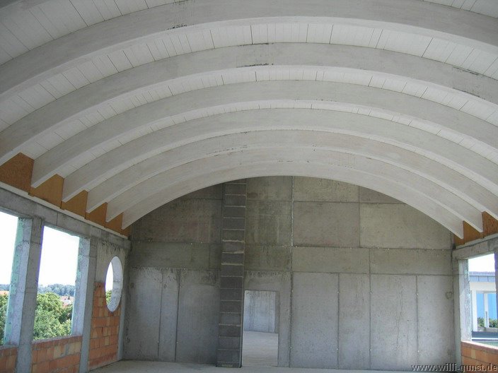 16 - Untersicht Dachkonstruktion